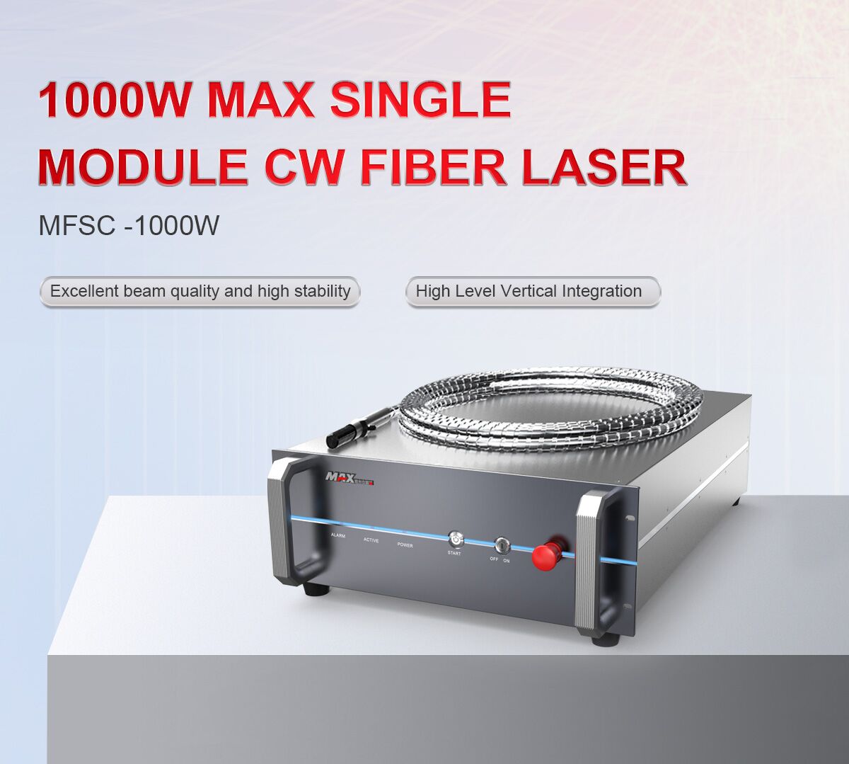 1000W MAX Single Module CW Fiber Laser - Acme Laser Tube Cutting